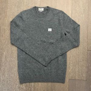 Acne Studios face light grey knit - size XS